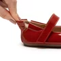 Sapatilha Couro Verniz Dolly  Vermelho Patent Red Tip Toey Joey
