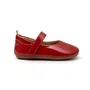 Sapatilha Couro Verniz Dolly  Vermelho Patent Red Tip Toey Joey