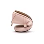 Sapatilha Misty Couro Blossom Pink Metalic Tip Toey Joey