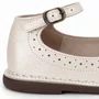 Sapatilha Patinete Couro Pérola Petit Cheval