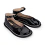 Sapatilha Patinete Couro Preto Noir Petit Cheval