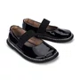 Sapatilha Teen Ballet Couro Verniz Preto Noir Petit Cheval