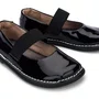Sapatilha Teen Ballet Couro Verniz Preto Noir Petit Cheval