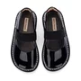 Sapatilha Teen Ballet Couro Verniz Preto Noir Petit Cheval