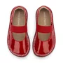 Sapatilha Teen Ballet Verniz Maçã do Amor Vermelho Petit Cheval