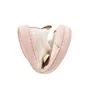 Sapatilha Tenis Lona Creme Rosa Baby Tip Toey Joey