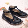 Sapato Doll Teen Couro Noir Preto Petit Cheval