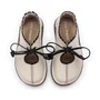 Sapato Tabuleiro Borda Couro Creme Petit Cheval