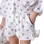 Short Algodão Laços Puffer Estampa Mini Laços Pituchinhus