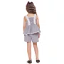 Short Algodão Xadrez Renda Bordados Pituchinhus