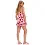 Short Doll Alça Pink Corações Cor Com Amor