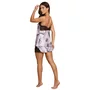 Short Doll Capetown Zebra Cinza Miss Victtoria
