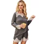 Short Doll Manga Longa Mescla Renda Revedenfant
