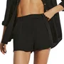 Short Lisos Hermosa Preto Cia Maritima