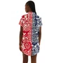 Short Noite de Passaro Navy Vermelho Farm