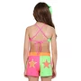 Short Nylon Thais Aplicação Estrelinha Siri Kids