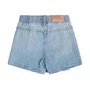 Short Saia Jeans Pregas Claro Momi