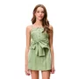 Short Saia Listras Verde e Branco Authoria