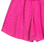 Short Saia Moletom Rosa Pink Berry Strass Momi