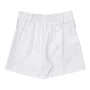 Short Sarja Alfaiataria Pregas Cristal Branco Pituchinhus