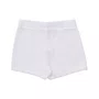 Short Tricot Ponto Rendado Floral Pituchinhus