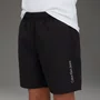 Shorts Elástico Liso Preto Logo Calvin Klein