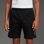 Shorts Elástico Liso Preto Logo Calvin Klein