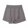 Shorts Saia Pregas Rsica de Giz Chumbo Anime