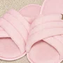Slider Feminino com Tiras Cruzadas Yogurt Lua Luá