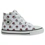 Tenis Cano Alto Baby Branco Minnie All Star