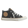 Tenis Cano Alto Chumbo Kids All Star