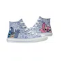 Tenis Cano Alto Lilas Stitch e Angel All Star