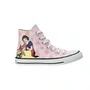 Tenis Cano Alto Rosa Branca de Neve All Star