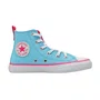 Tenis Cano Alto Turquesa Pink Kids All Star