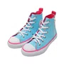 Tenis Cano Alto Turquesa Pink Kids All Star