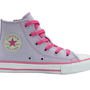 Tenis Cano Alto Violeta Pink Zip All Star
