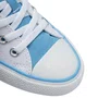 Tenis Cano Baixo Branco e Azul Stitch All Star