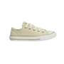 Tenis Cano Baixo Couro Bege Teen All Star