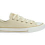 Tenis Cano Baixo Couro Bege Teen All Star