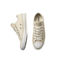 Tenis Cano Baixo Couro Bege Teen All Star
