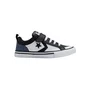 Tenis Cano Baixo Couro Branco com Preto All Star