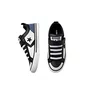 Tenis Cano Baixo Couro Branco com Preto All Star