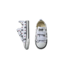 Tenis Cano Baixo Velcro Branca de Neve Baby All Star