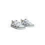 Tenis Cano Baixo Velcro Branca de Neve Baby All Star