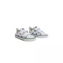 Tenis Cano Baixo Velcro Branca de Neve Baby All Star