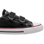 Tenis Cano Baixo Velcro Lona Baby Preto All Star