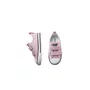 Tênis Cano Baixo Velcro Rosa Brilhante All Star