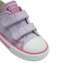 Tenis Cano Baixo Velcro Violeta Pink All Star