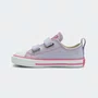 Tenis Cano Baixo Velcro Violeta Pink All Star