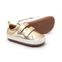 Tênis Couro Hopper Dourado Metal Gold Tip Toey Joey